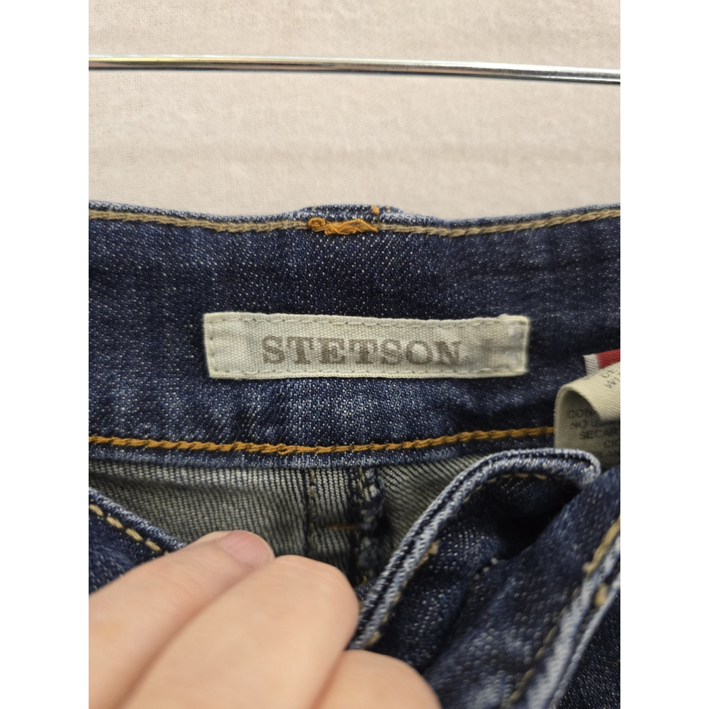 Stetson #214 City Trouser Denim Blue Jeans. Long! Ladies Size 18Long - Picture 6 of 12